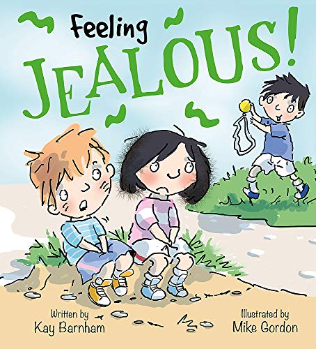 Book cover depicting two sad children watching another child with a kite.