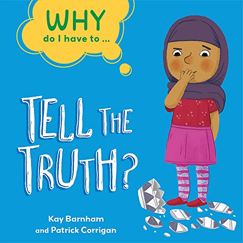 Book cover: young girl with a worried expression and broken glass.