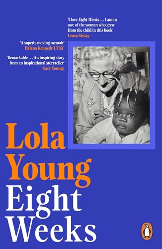 Book cover with a black and white photo of a woman holding a baby.