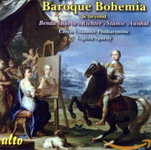 CD cover: Baroque painting with figures, horse, and artist's easel.
