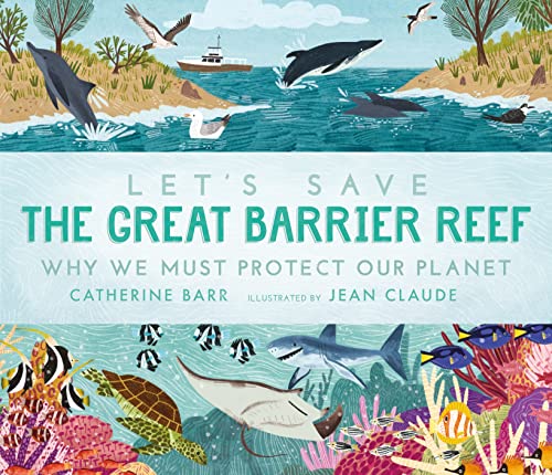 Book cover depicting marine life and coral reef ecosystems.