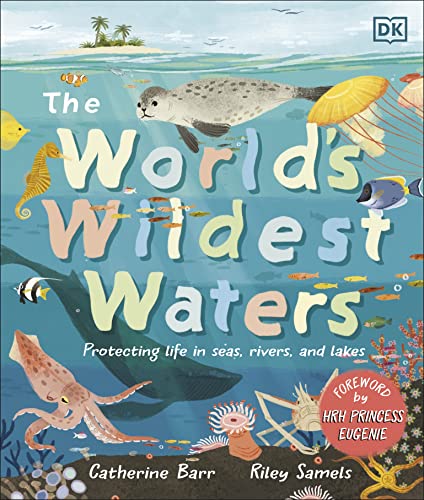 Book cover depicting marine life with title "The World's Wildest Waters".