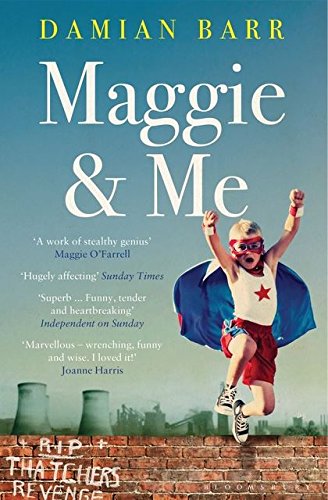 Book cover: "Maggie & Me" featuring a child dressed as a superhero.