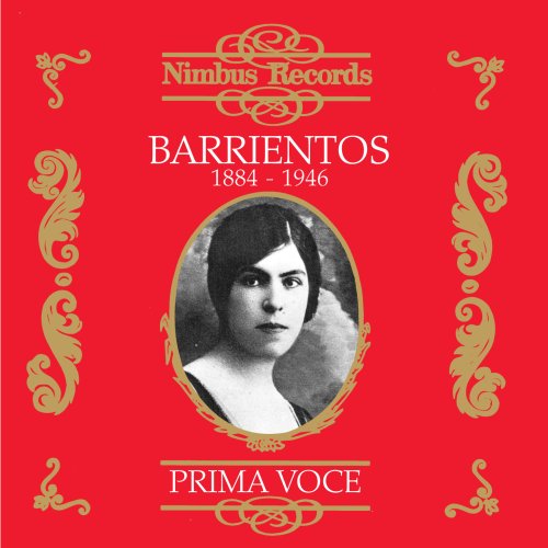 Red album cover with gold designs, featuring a black-and-white portrait of a woman.