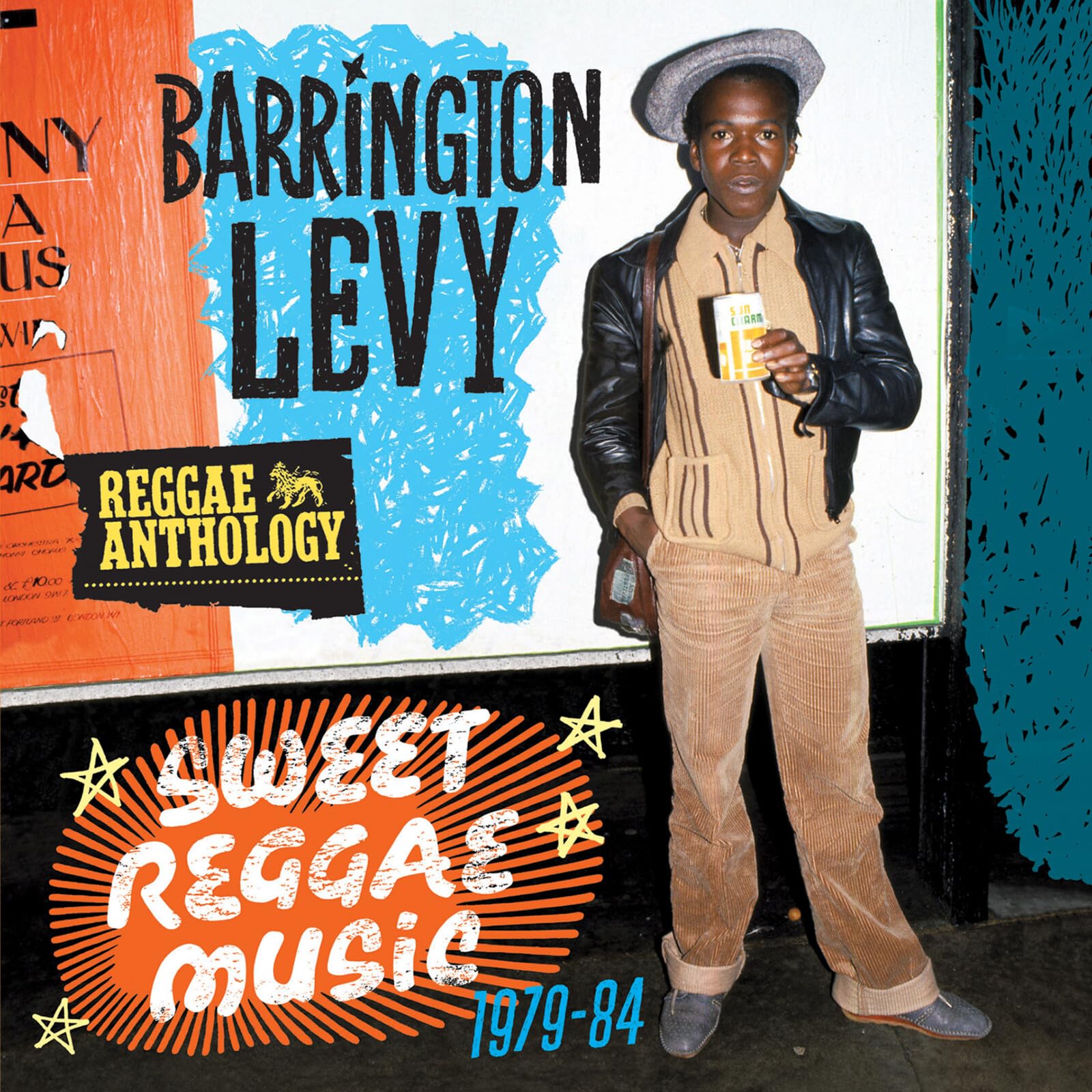 Barrington Levy album cover featuring the artist in a leather jacket.