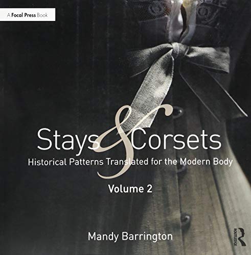 Book cover for “Stays & Corsets Volume 2” with corset detail.