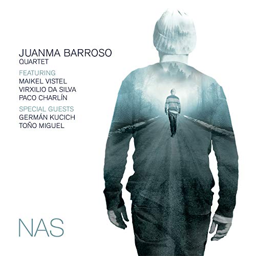 CD cover for "Nas" by Barroso Juanma Quartet, featuring a man's back.