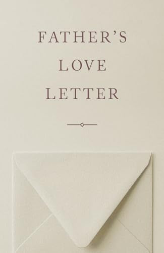 Beige envelope below text reading "Father's Love Letter" in burgundy.
