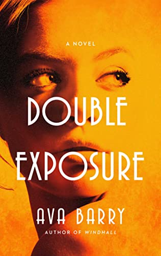 Book cover featuring a close-up of a woman's face in warm, orange-toned lighting.