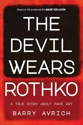 Book cover: "The Devil Wears Rothko" with bold white text on black and red.