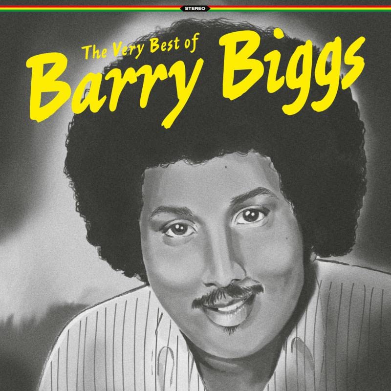 CD cover featuring a black and white portrait of Barry Biggs.