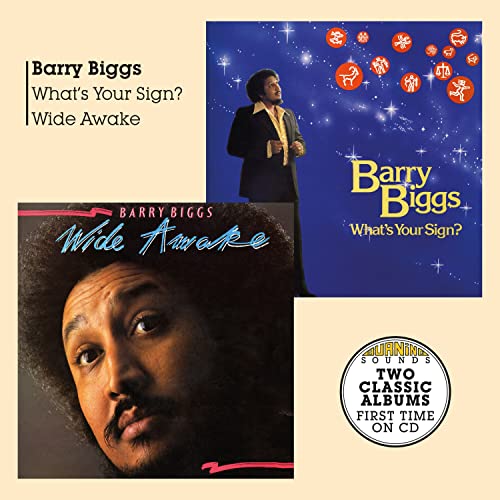 CD cover featuring Barry Biggs, zodiac signs, and album artwork.