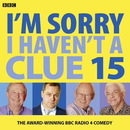 “I’m Sorry I Haven’t A Clue” CD cover with portraits of four men.