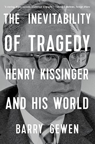 Book cover featuring a black and white portrait of Henry Kissinger.