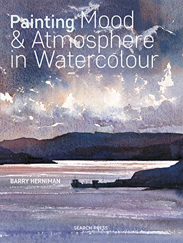 Book cover: watercolour landscape with text "Painting Mood & Atmosphere".