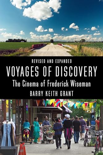 Book cover with rural landscapes and a bustling town street scene.