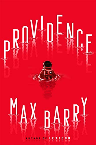 Red book cover with title "Providence" and image of a submerged figure.