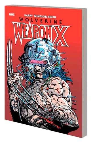 Comic book cover featuring Wolverine with metal claws and a cybernetic mask.