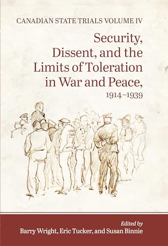 Book cover: "Canadian State Trials, Volume IV" with sketch of a crowd.