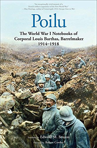 Book cover showing French soldiers in a WWI trench with the title Poilu.
