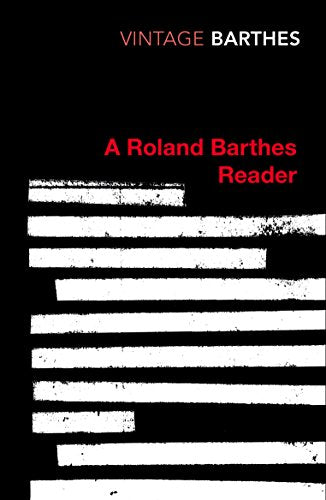 Black book cover with red and white text: “A Roland Barthes Reader”.