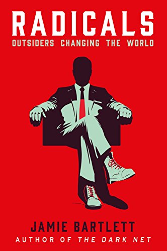 Book cover: Silhouette of a person in a suit and sneakers.