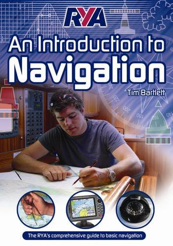 Book cover with navigation symbols and text on a likely blue or ocean-themed background.