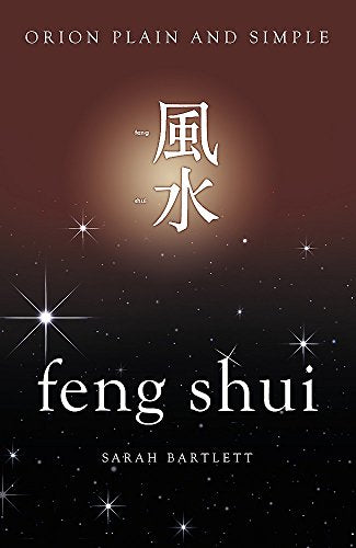 Book cover for “Feng Shui” with Chinese characters and starry background.