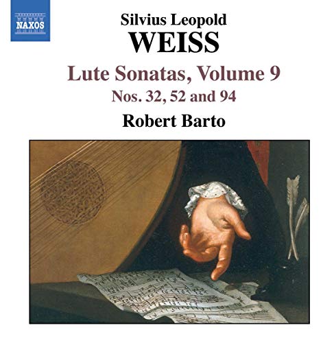 CD cover featuring a lute, sheet music, and a painted hand with lace cuff.