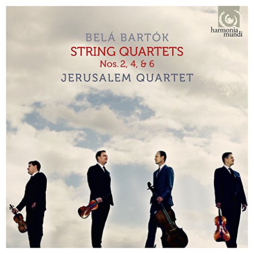 CD cover featuring the Jerusalem Quartet and composer Béla Bartók.