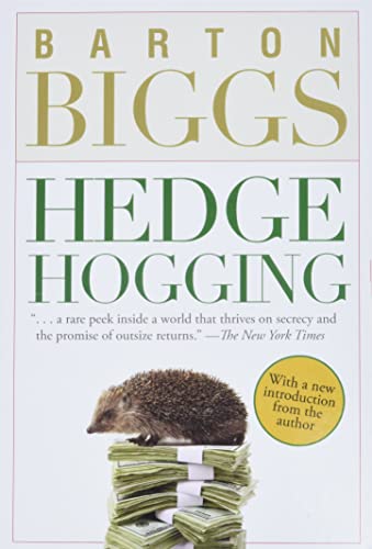 Book cover: "Hedgehogging" with a hedgehog on stacks of money.