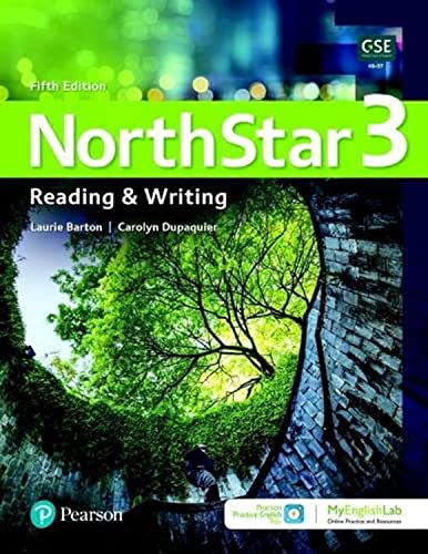 NorthStar 3 Reading & Writing textbook, fifth edition, with green and black cover.
