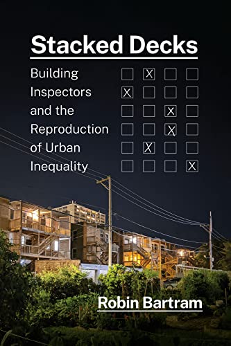 Book cover with title “Stacked Decks” and image of low-income housing.