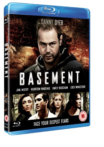 Blu-ray cover for the film Basement featuring Danny Dyer and other cast members.