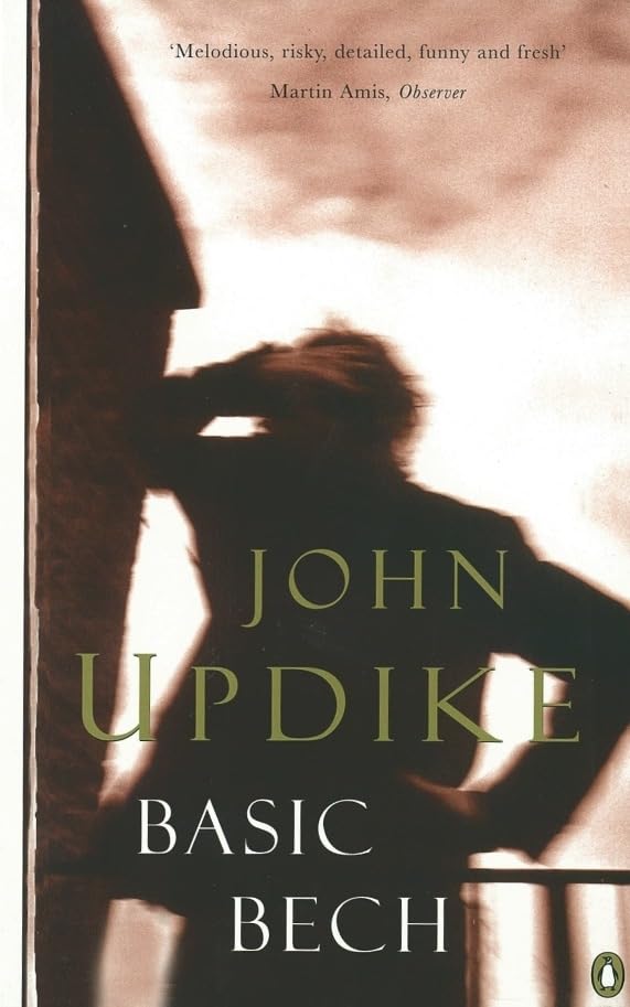 Book cover for “Basic Bech” by John Updike, with a shadowy figure.