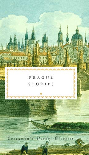 Book cover depicting a vintage watercolor view of Prague with text.