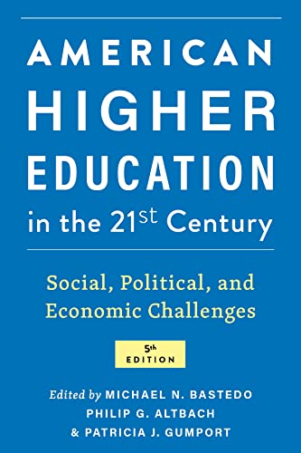 Book cover: “American Higher Education” with title and editor names.