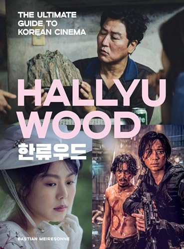Book cover for “Hallyuwood,” featuring Korean film actors and scenes.