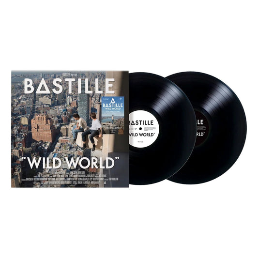 Bastille’s “Wild World” double vinyl record with cityscape album art.