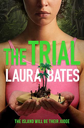 Book cover featuring a woman holding a miniature tropical island in her hands.