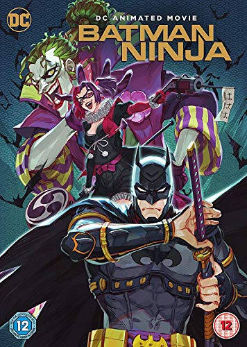 "Batarman Ninja DVD cover featuring Batman in a ninja costume holding a katana."