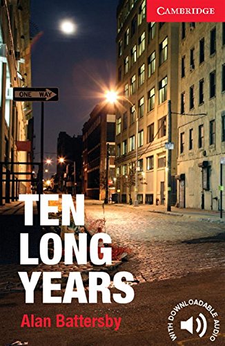 Book cover showing a dark city street at night with a one-way sign.