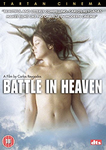 DVD cover for “Battle In Heaven” featuring a reclining nude figure.