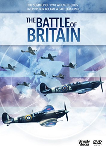 DVD cover featuring planes flying around a Union Jack flag with cloudy sky background.