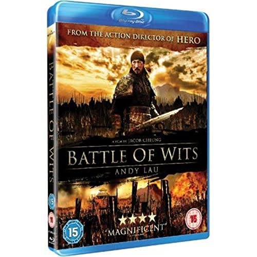 A Blu-ray case for Battle Of Wits with a warrior holding a sword on the cover.