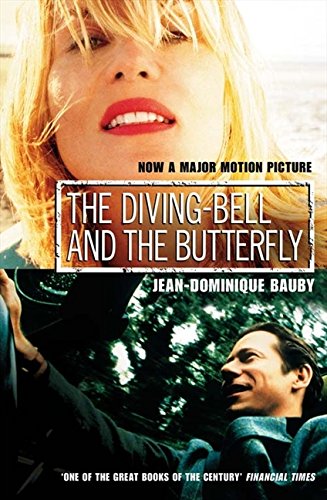 Book cover featuring a blonde woman's face above a man looking out a window.