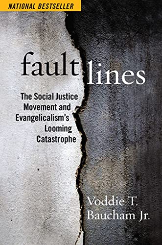 Book cover with a cracked texture and title “Fault Lines.”