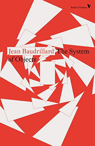 Book cover with red background and white geometric triangles spiraling around the central title.