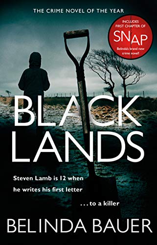 Book cover showing a spade in a field with a silhouetted figure behind it.