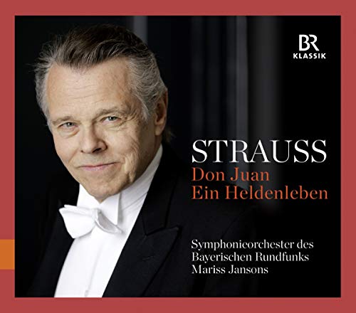 CD cover featuring conductor Mariss Jansons and text “Strauss: Don Juan”.